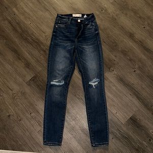 Garage high rise skinny jeans